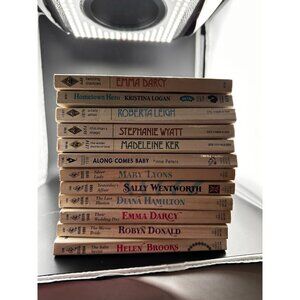12 Harlequin Romance Silhouette Presents Books 1990s Emma Darcy Mary Lyons Etc
